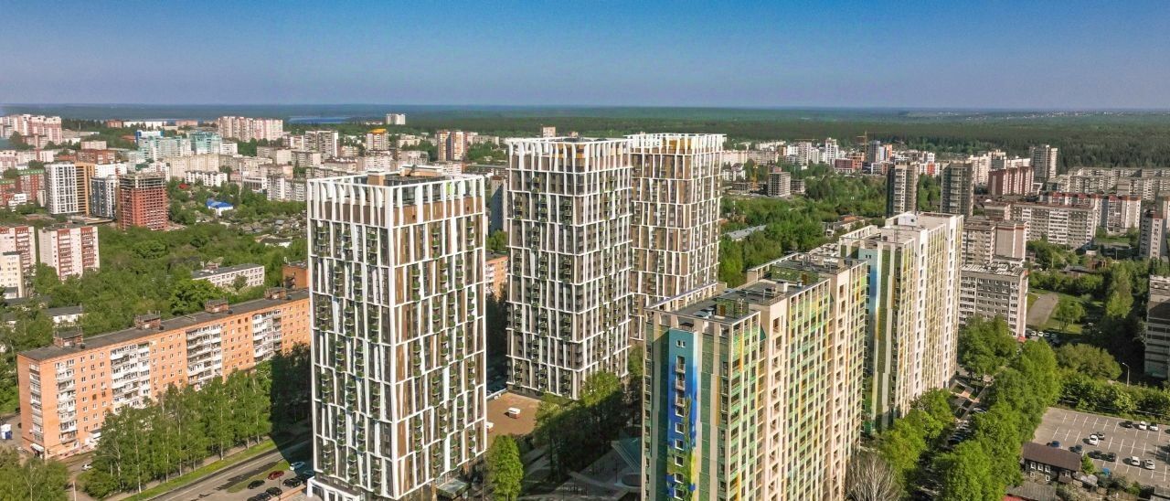 квартира г Ижевск р-н Октябрьский 12-й микрорайон Север ЖК Эко Лайф Весна жилрайон фото 7