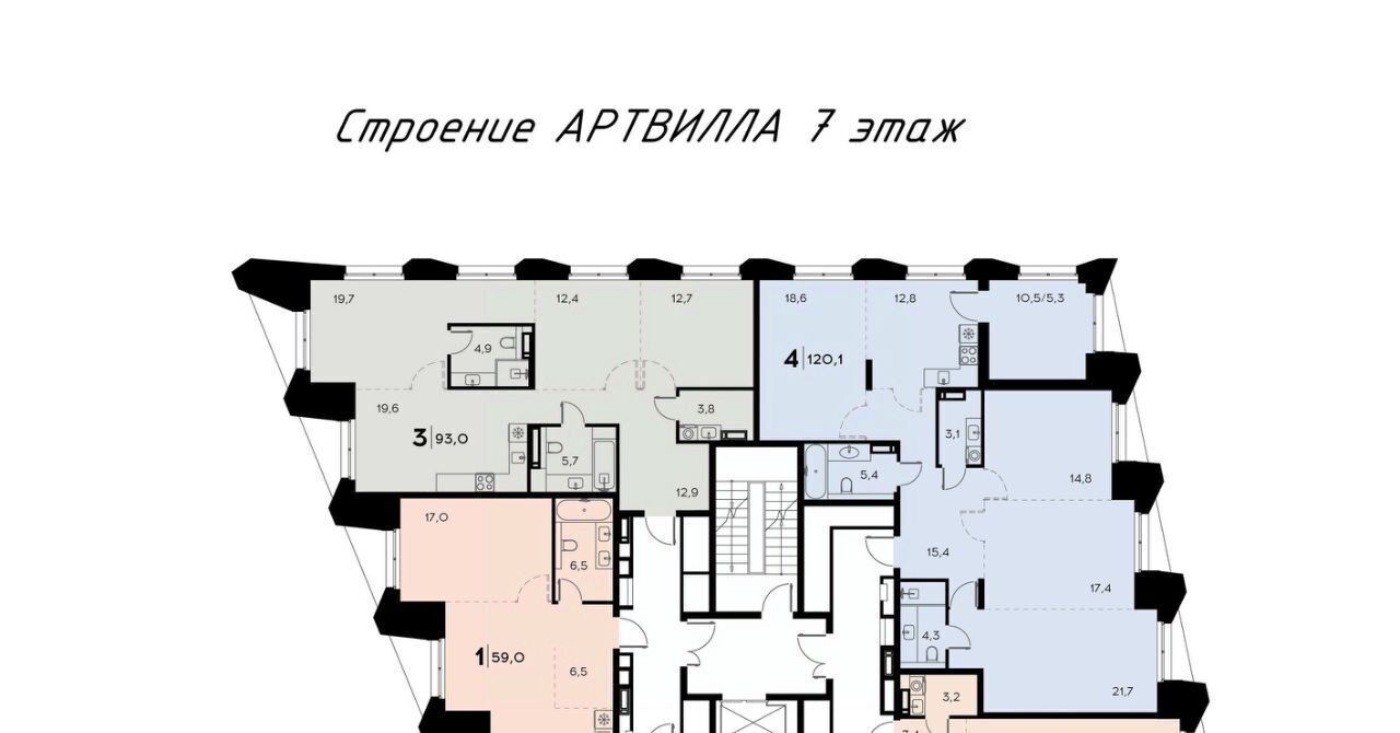 квартира г Пенза р-н Первомайский Велларт Сити жилой комплекс фото 2