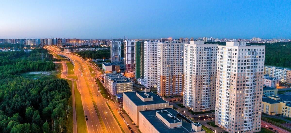 квартира г Санкт-Петербург метро Проспект Просвещения ш Суздальское 22к/3 ЖК «Новоорловский» округ Коломяги фото 3