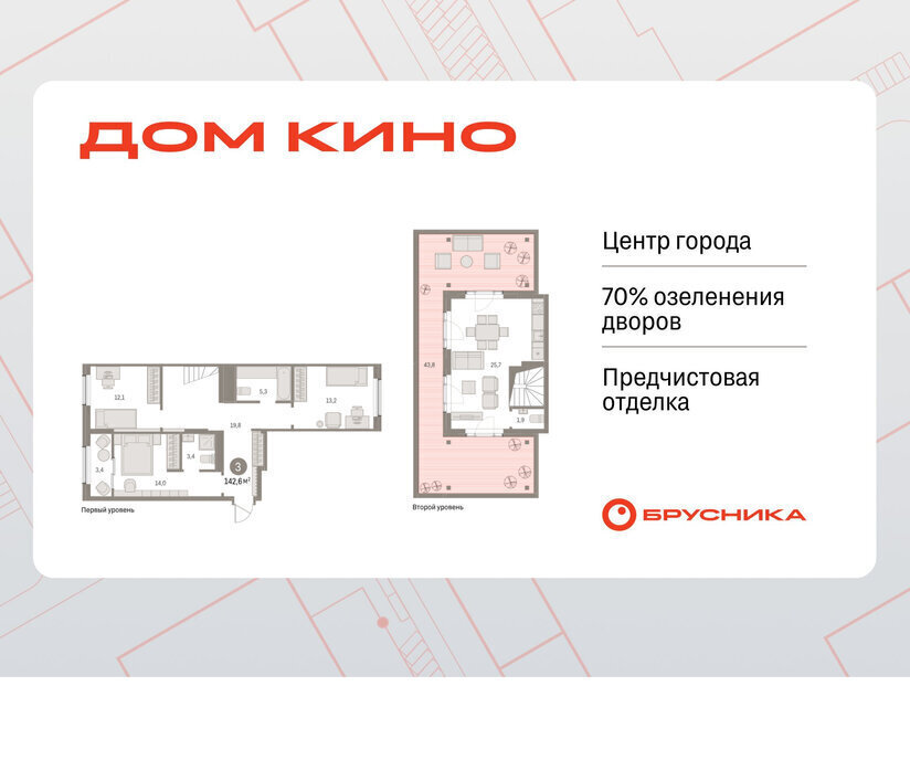 квартира г Курган Центральный ЖК «Дом Кино» фото 1