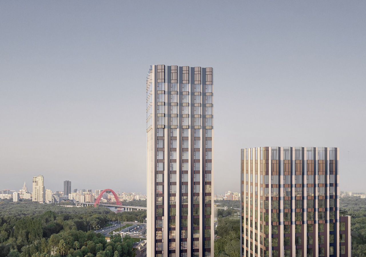 квартира г Москва метро Крылатское ул Крылатская 33 ЖК Ecotower Крылатское корп. 1 фото 3