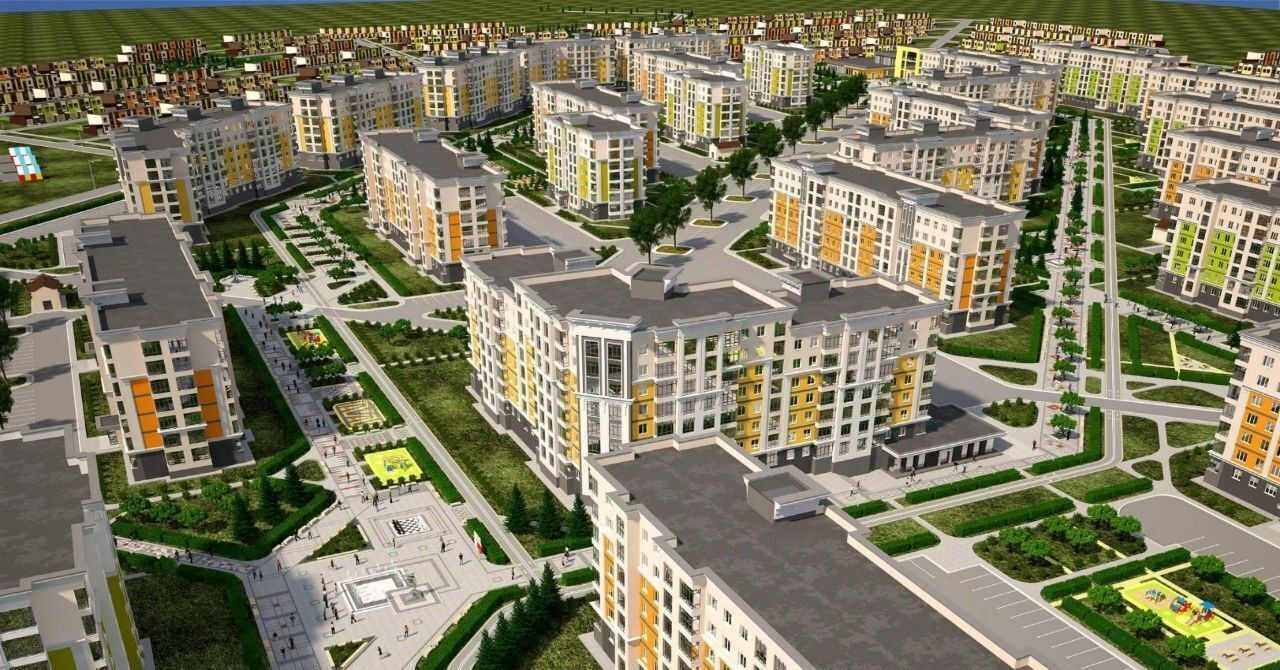 квартира г Кемерово р-н Рудничный Лесная Поляна б-р Солнечный ЖК «Солнечный бульвар» жилрайон, комплекс фото 5