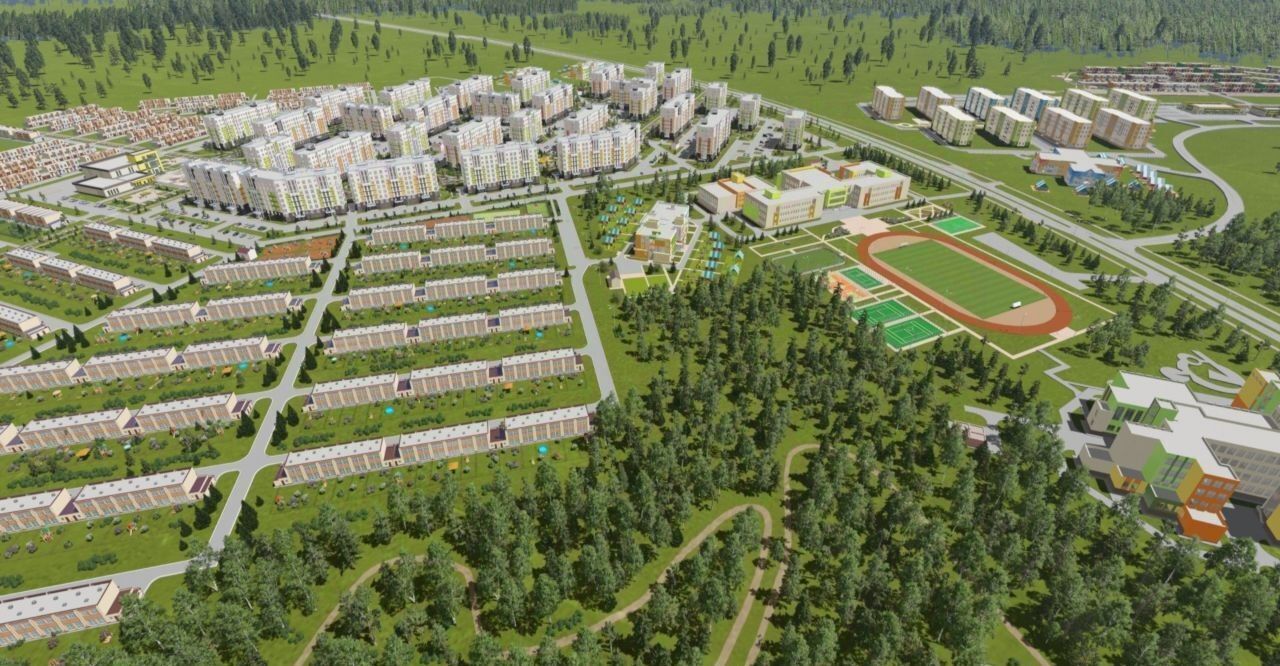 квартира г Кемерово р-н Рудничный Лесная Поляна б-р Солнечный ЖК «Солнечный бульвар» жилрайон, комплекс фото 7