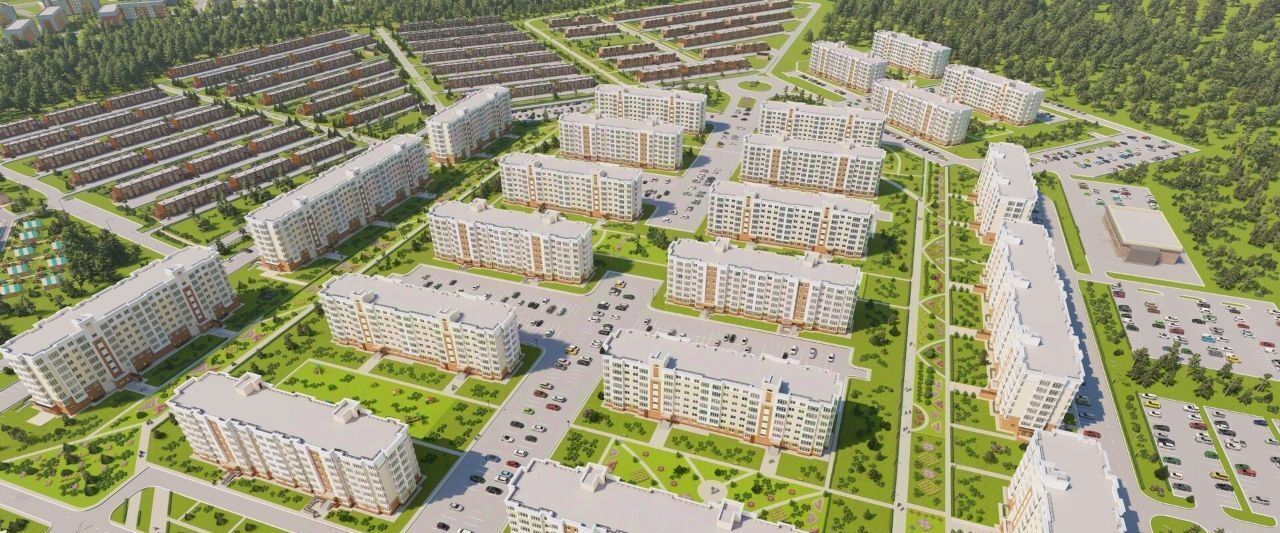 квартира г Кемерово р-н Рудничный Лесная Поляна б-р Солнечный ЖК «Солнечный бульвар» жилрайон, комплекс фото 8