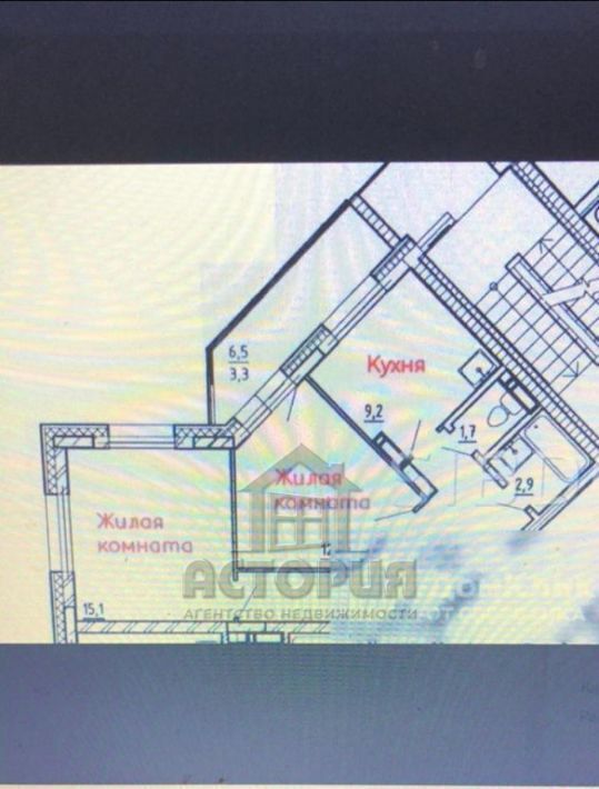 квартира г Красноярск р-н Центральный ул Караульная 82 фото 2