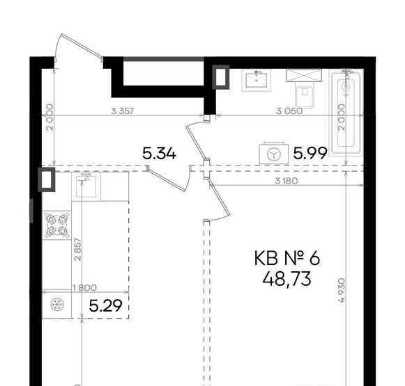 квартира г Казань метро Горки ул Аделя Кутуя 181ж фото 1