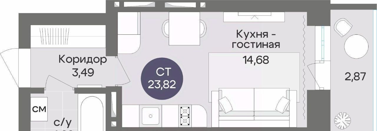 квартира г Новосибирск Речной вокзал Академгородок ул Рубиновая 13 фото 1
