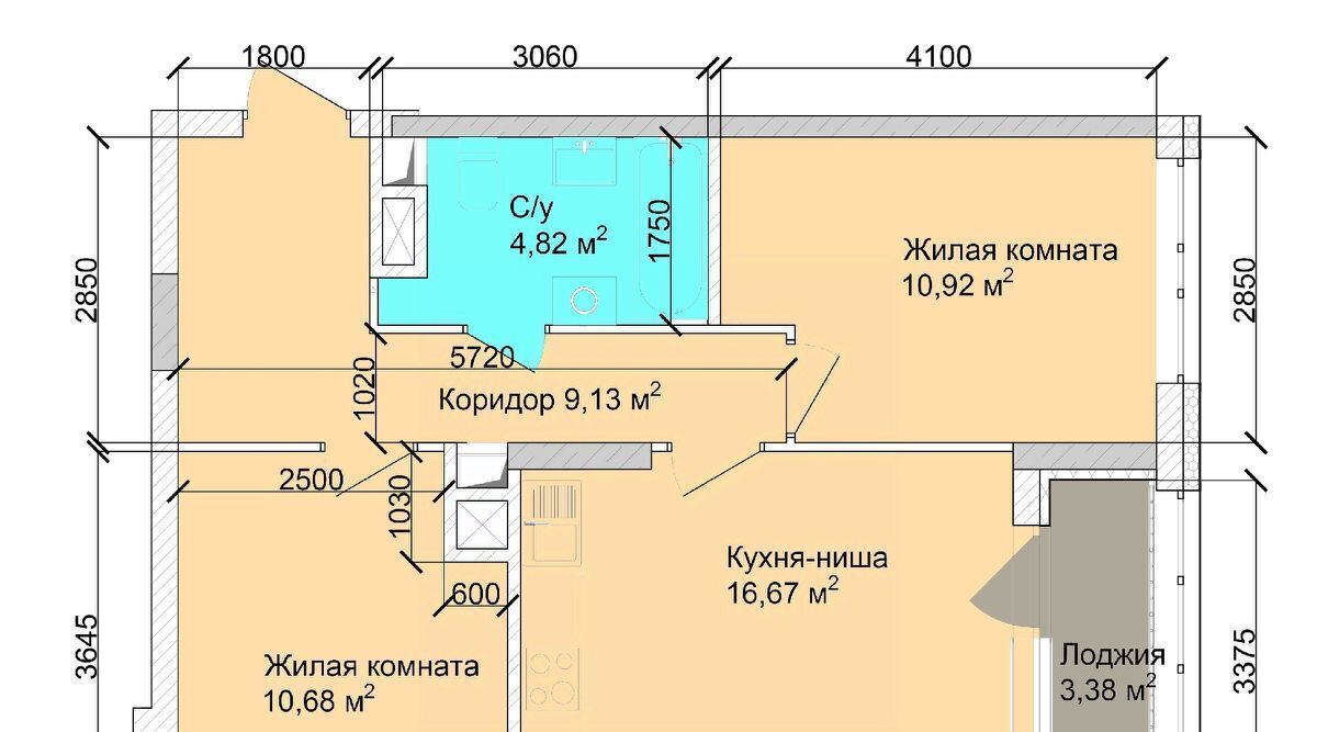 квартира г Кемерово р-н Заводский ул Дружбы 9 фото 3