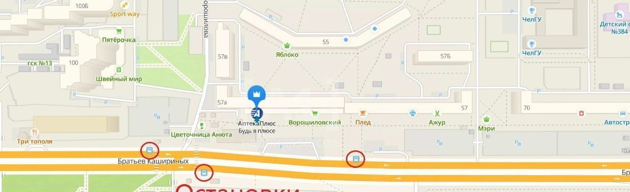 торговое помещение г Челябинск р-н Калининский ул Ворошилова 57а фото 3