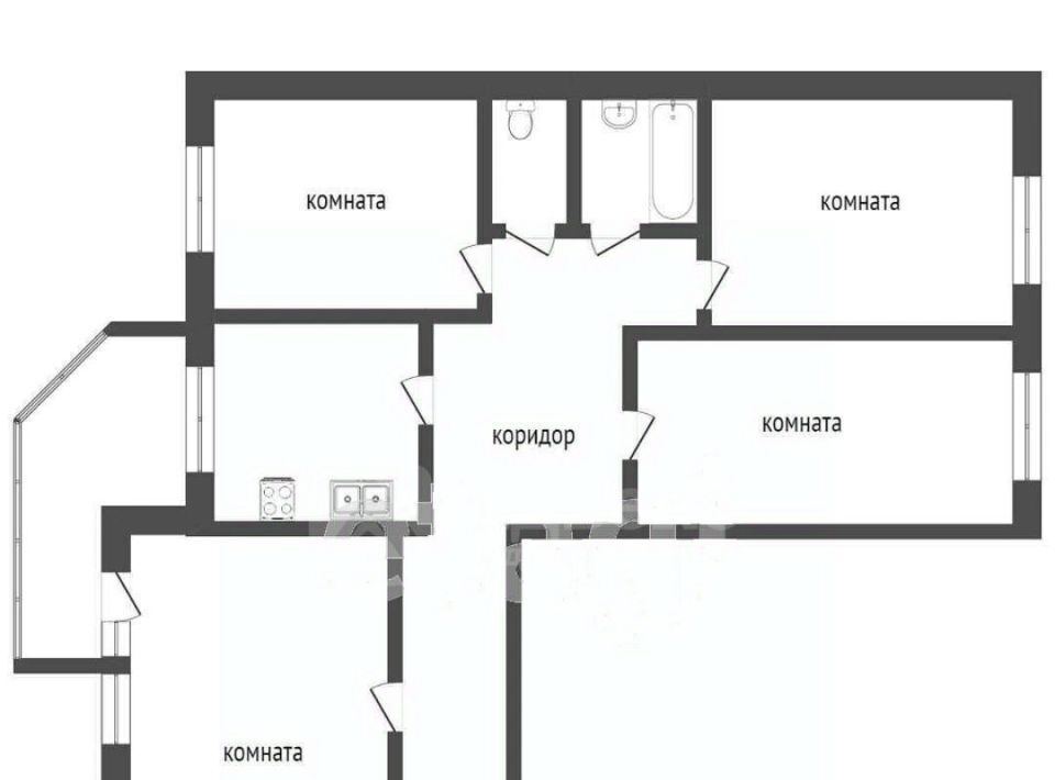 квартира г Тюмень р-н Калининский ул Николая Чаплина 125 фото 3