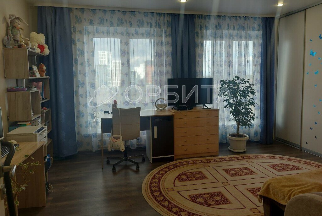 квартира г Тюмень ул Мельникайте 30к/3 микрорайон «Правобережный» Центральный административный округ фото 4