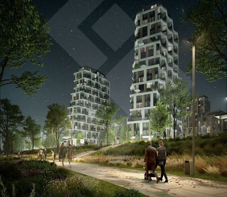 квартира г Москва метро Стрешнево б-р Чкаловский 6к/1 ЖК «Клубный город на реке Primavera» муниципальный округ Покровское-Стрешнево фото 2
