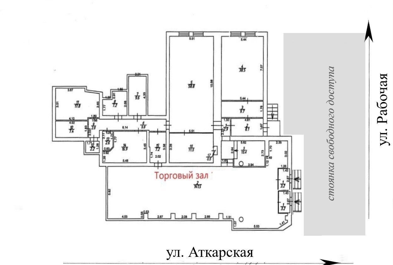 свободного назначения г Саратов р-н Фрунзенский ул Аткарская 42/54 фото 8
