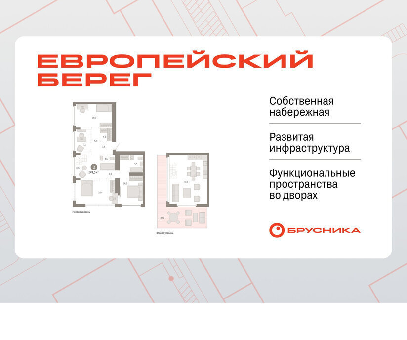 квартира г Новосибирск р-н Октябрьский Речной вокзал микрорайон Европейский Берег фото 1