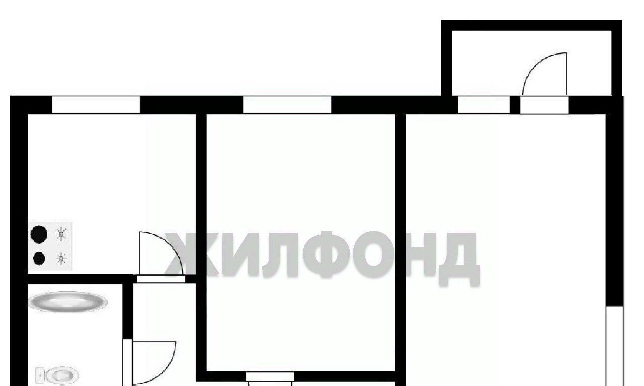 квартира г Новосибирск р-н Советский Речной вокзал Академгородок проезд Цветной 15 фото 5