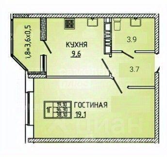 квартира г Краснодар р-н Прикубанский ул Восточно-Кругликовская 28/3 ЖК «Панорама» фото 2