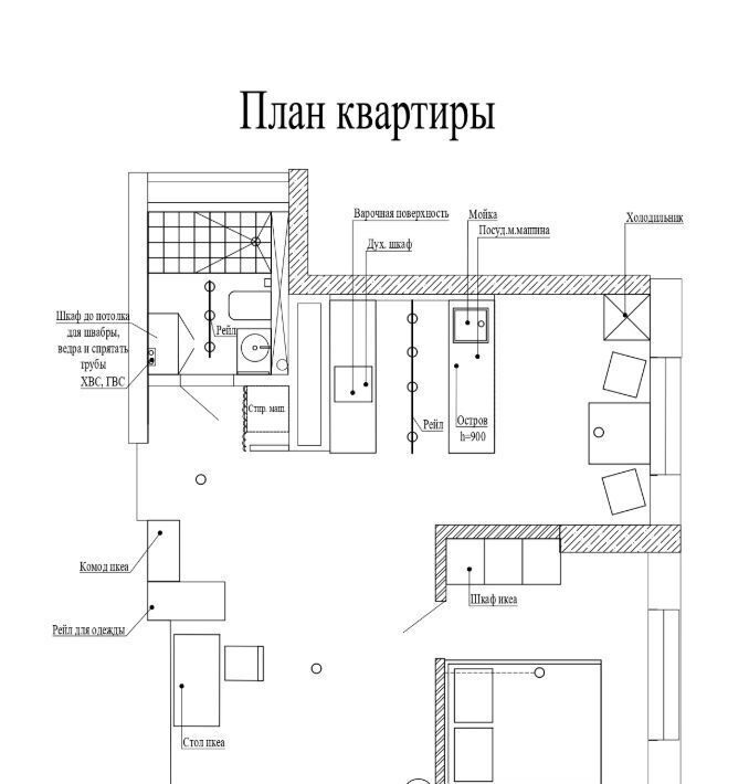 квартира г Уфа р-н Кировский ул Коммунистическая 107 фото 22