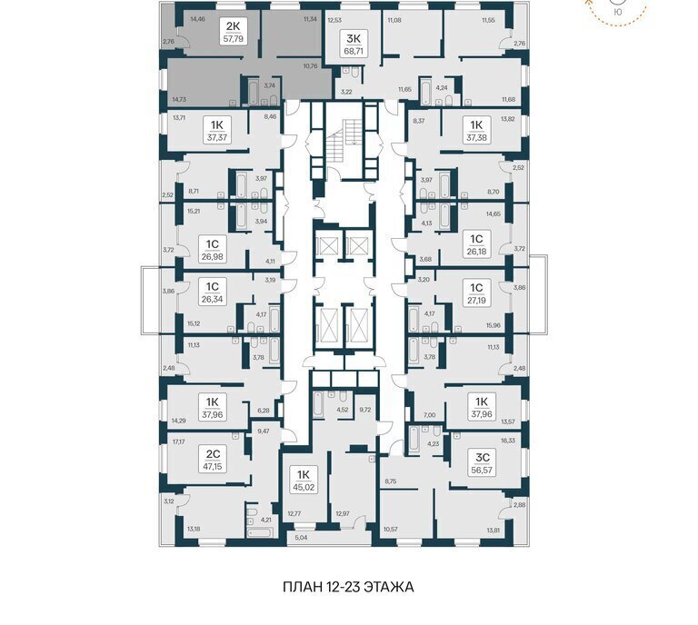 квартира г Новосибирск р-н Калининский Заельцовская ул Игарская 7 фото 1