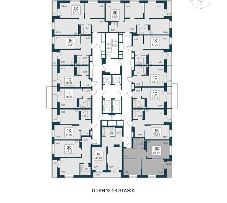 квартира г Новосибирск р-н Калининский Заельцовская ул Игарская 7 фото 2