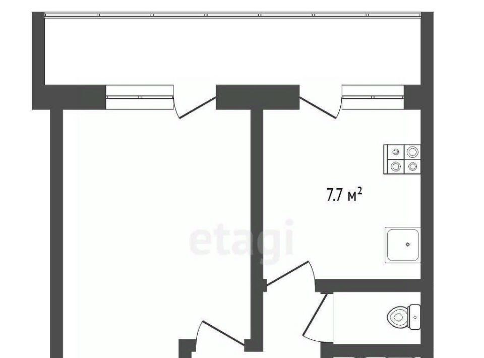 квартира г Тюмень р-н Калининский ул Мельникайте 120 фото 2