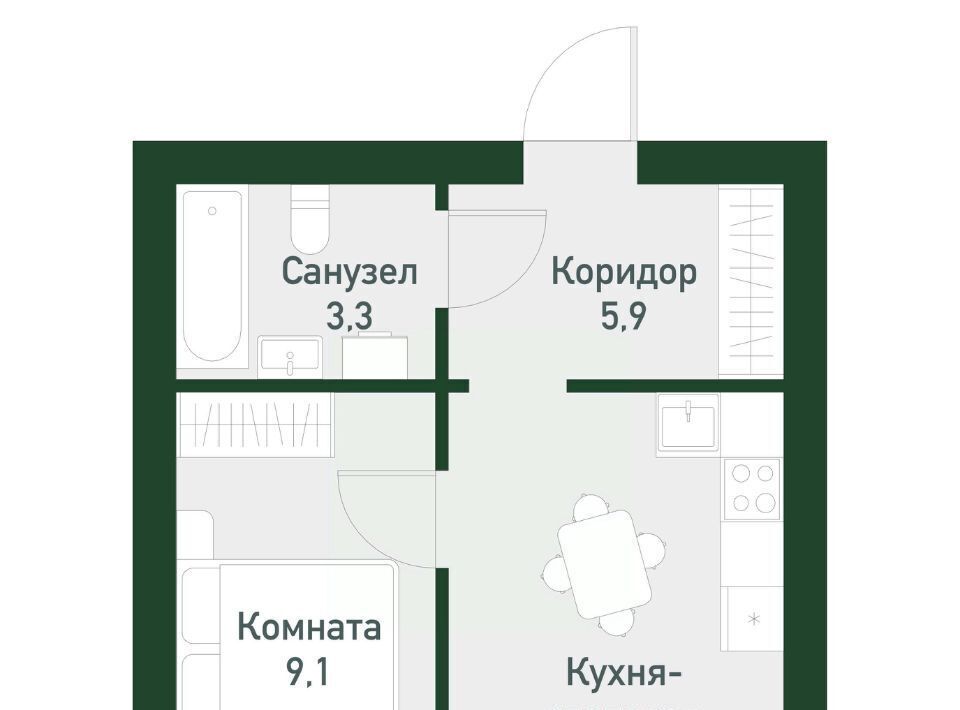 квартира г Екатеринбург Чкаловская Твоя Привилегия жилой комплекс фото 1