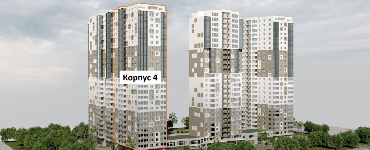 квартира г Самара р-н Октябрьский Гагаринская ЖК Дом у Космопорта – 2 ул. Дыбенко/пр-д 3-й/4-й, стр. 2 фото 4