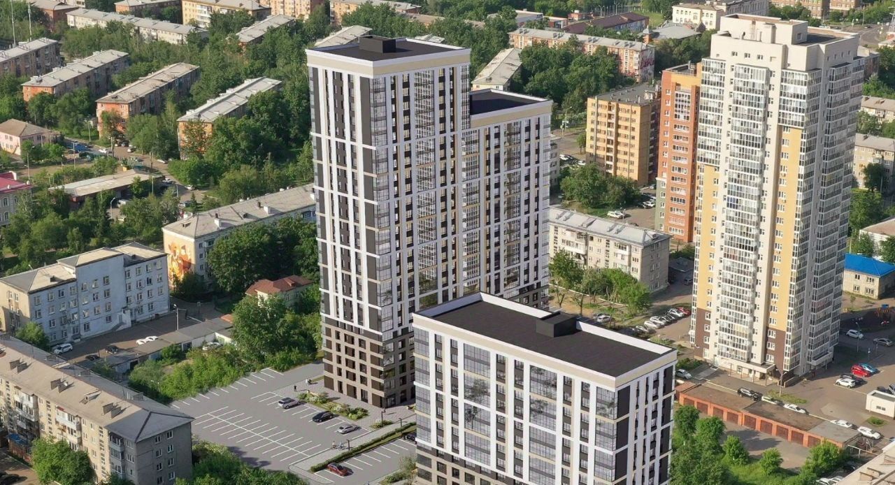 квартира г Красноярск р-н Кировский ул Семафорная ЖК «Три Клёна» фото 4