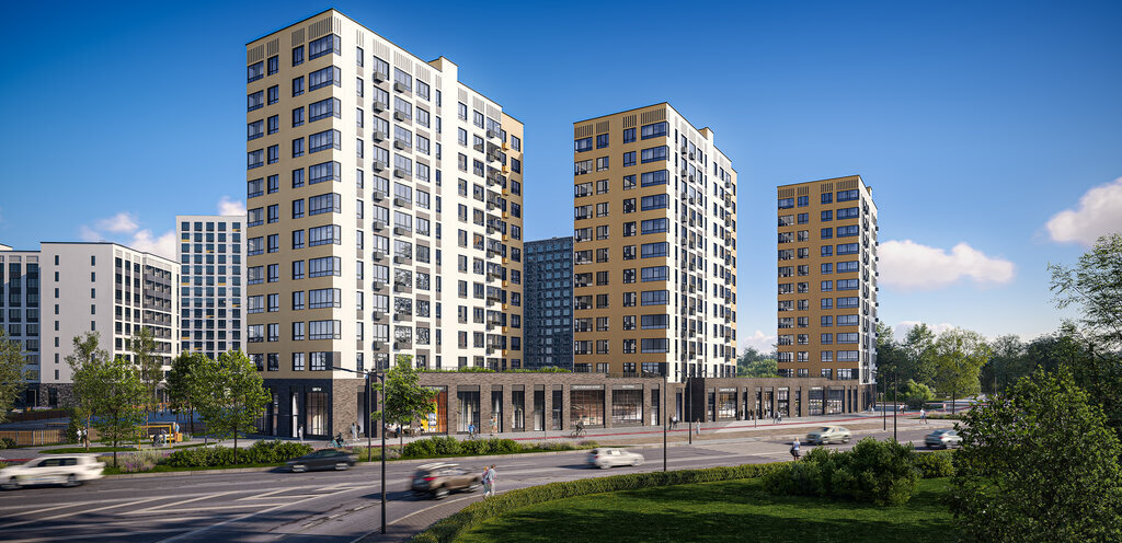 квартира г Москва метро Коммунарка ТиНАО б-р Скандинавский 3к/1 фото 2