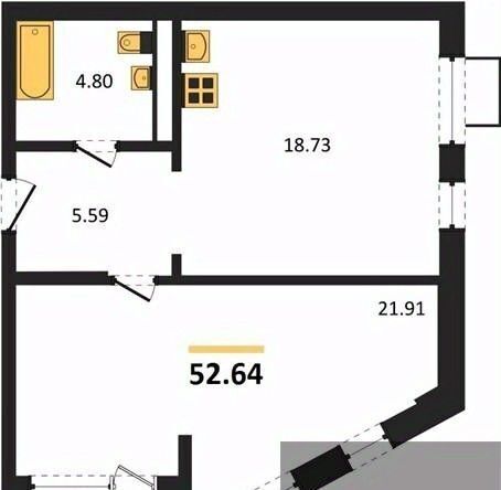 квартира г Воронеж р-н Железнодорожный наб Чуева 7 фото 1