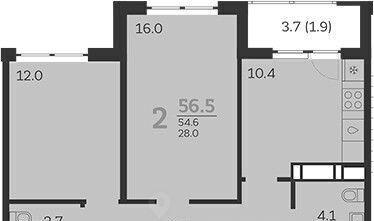 квартира г Краснодар р-н Центральный ул Колхозная 5/2к 1 фото 1