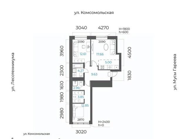 р-н Октябрьский микрорайон Глумилино-2 8-е Небо жилой комплекс фото