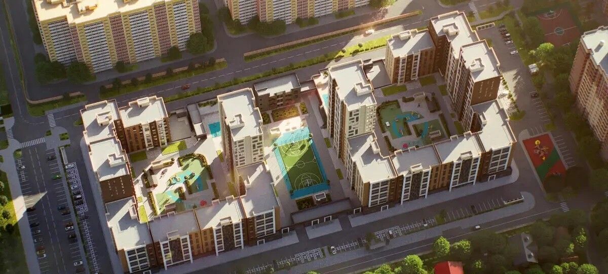 квартира г Краснодар р-н Прикубанский проезд им. Репина 1 ЖК «Репин-Парк» фото 1