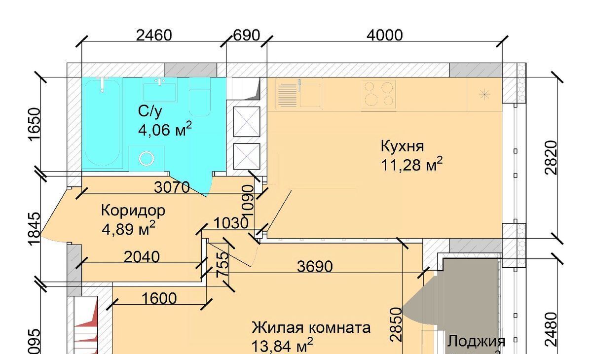 квартира г Кемерово р-н Заводский ул Дружбы 9 фото 2
