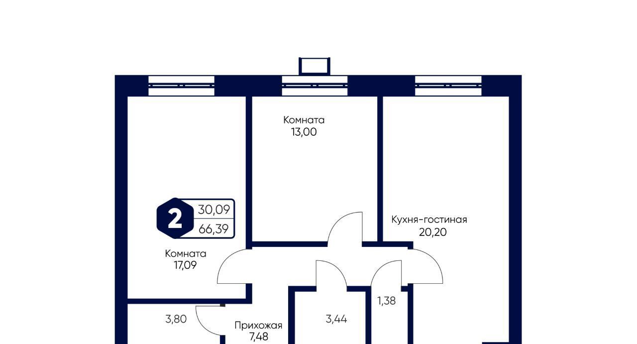 квартира городской округ Дмитровский с Озерецкое КП Мечта Лобня фото 11
