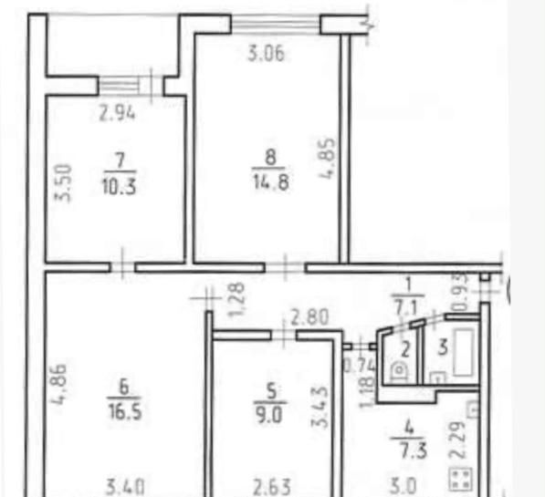 квартира г Ижевск р-н Первомайский Южный ул Карла Маркса 126 фото 1