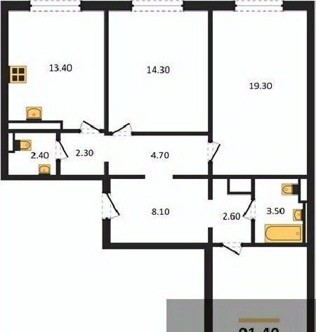 квартира г Воронеж р-н Центральный ул Загоровского 5/3 фото 1