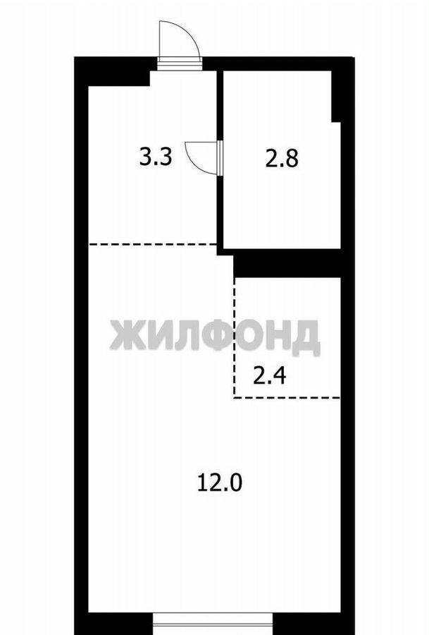 квартира г Новосибирск р-н Октябрьский Октябрьская ул Кирова 113/2 фото 4