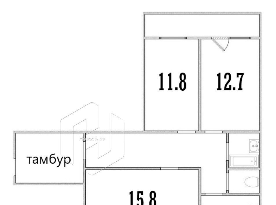 квартира г Саранск р-н Пролетарский ул Семашко 24 фото 2
