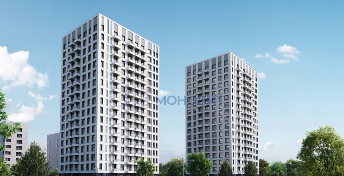 квартира г Нижний Новгород р-н Канавинский Бурнаковская ул Фибролитовая ЖК "Анкор" з/у 1 фото 3