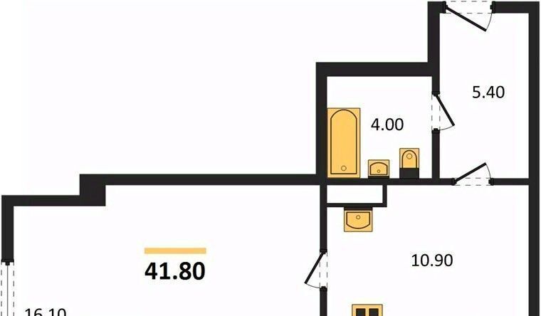 квартира г Симферополь р-н Центральный ул Балаклавская 10 ЖК «Поэма» фото 6