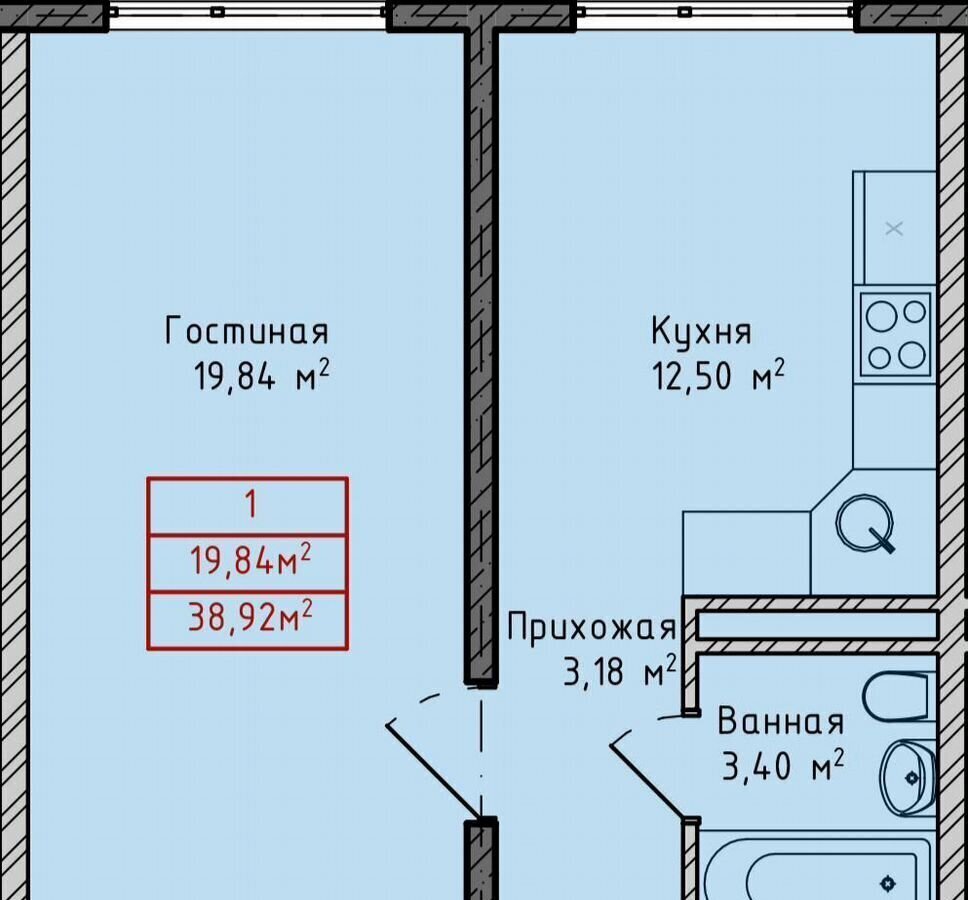 квартира г Махачкала р-н Кировский ул Даганова 135 фото 5