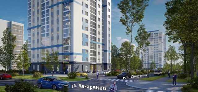квартира г Новосибирск р-н Калининский ул Столетова 9 ЖК Столетоff Микрорайон №4 фото 4