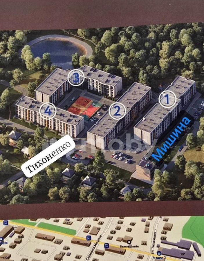 квартира г Калининград р-н Центральный ул Сержанта Мишина 81к/2 ЖК «Тихий дом» фото 5