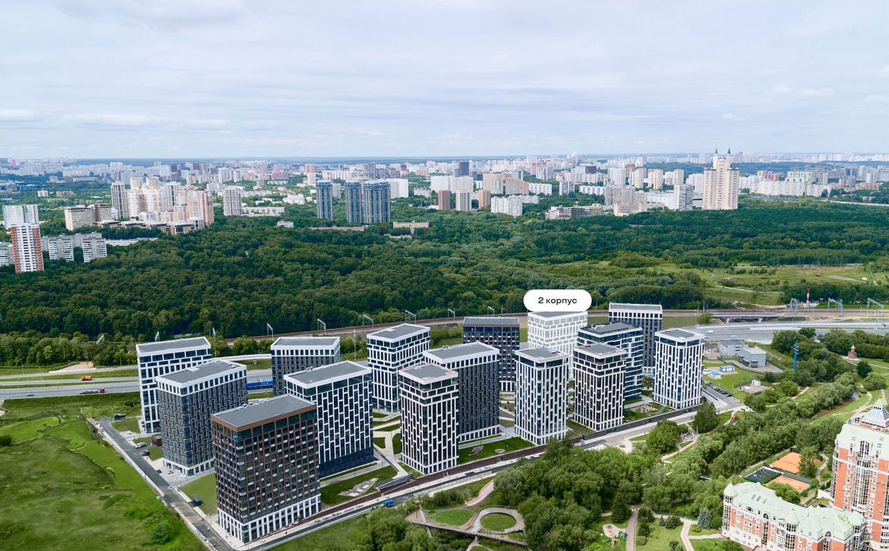 квартира г Москва метро Минская пр-кт Генерала Дорохова 2 Собрание клубных домов West Garden муниципальный округ Раменки фото 3