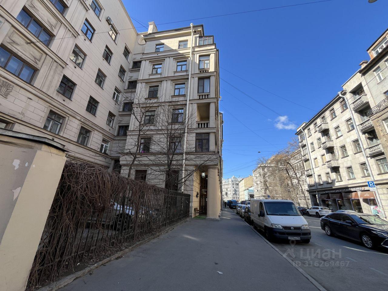 квартира г Санкт-Петербург п Шушары Центральный район Пески ул 8-я Советская 9/13 округ Смольнинское, Ленинградская область фото 4