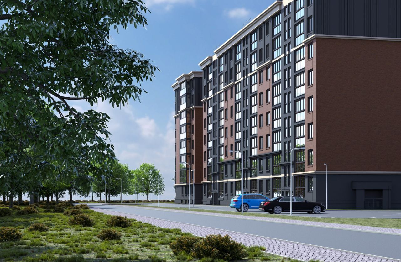 квартира г Калининград р-н Московский ЖК Гринвуд ул. Толстикова, д. 36, корп. 2 фото 3