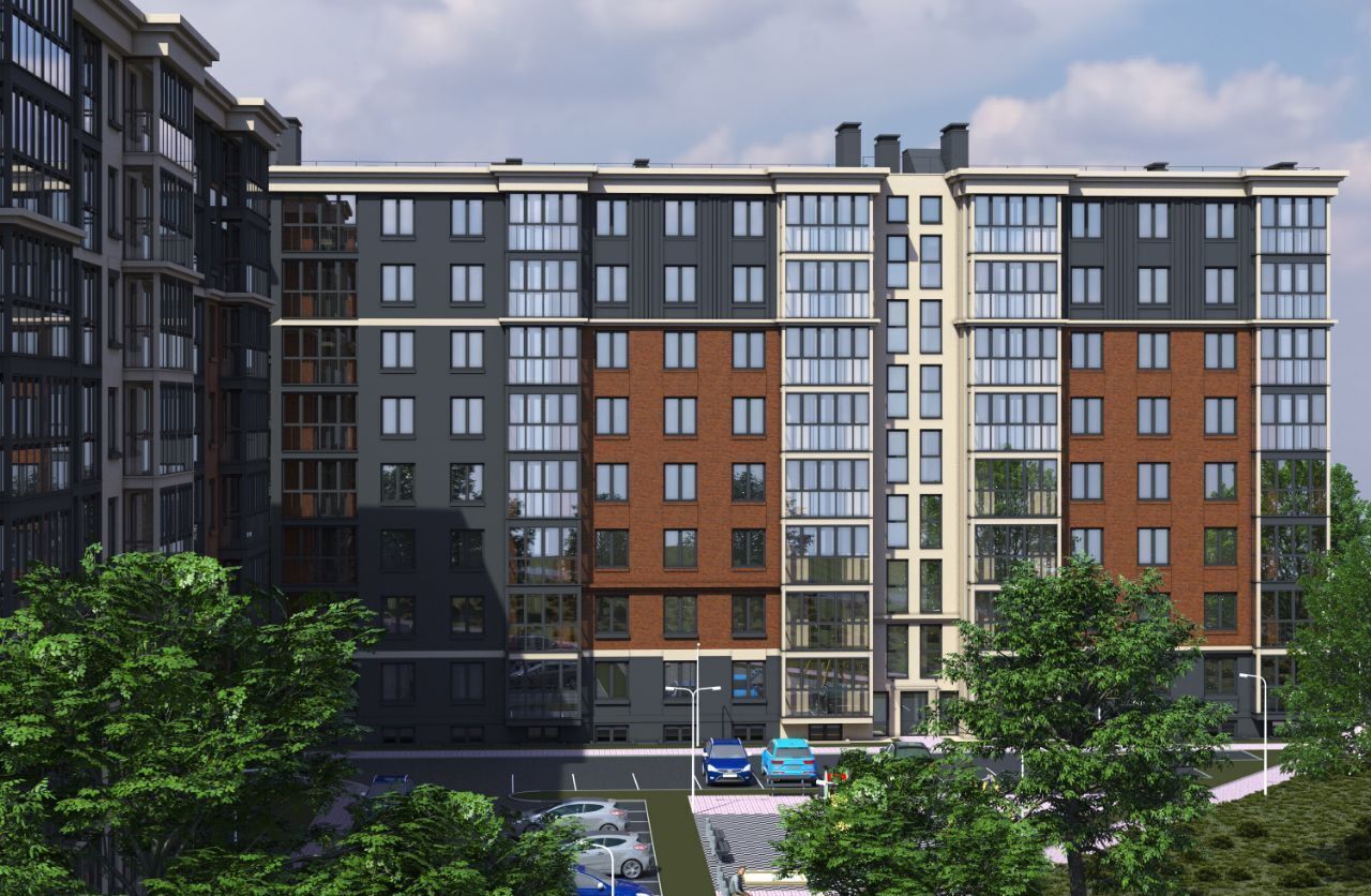 квартира г Калининград р-н Московский ЖК Гринвуд ул. Толстикова, д. 36, корп. 2 фото 6
