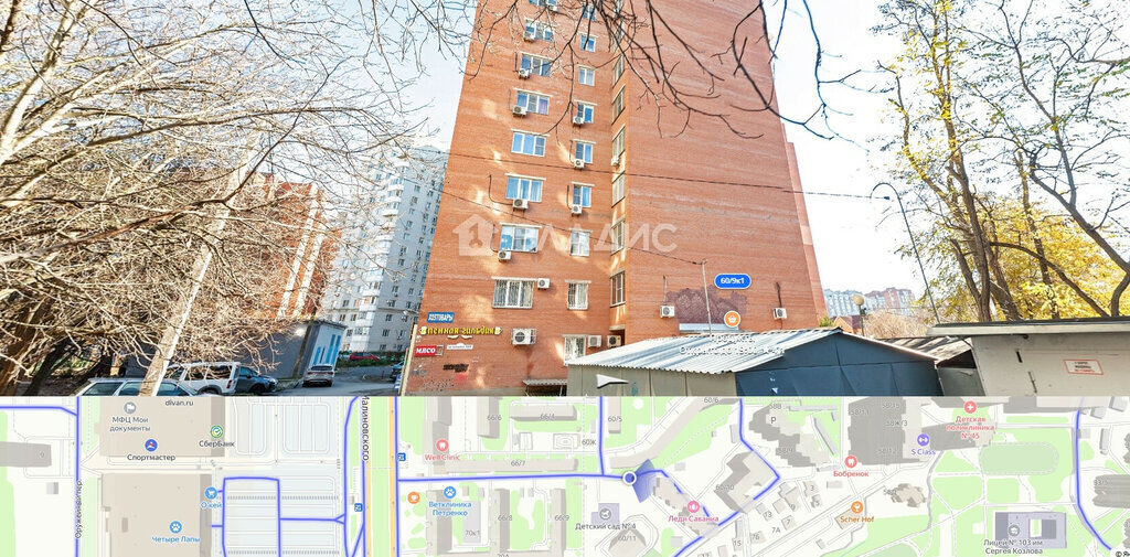 офис г Ростов-на-Дону р-н Советский Западный ул Еременко 60/9к 1 фото 1