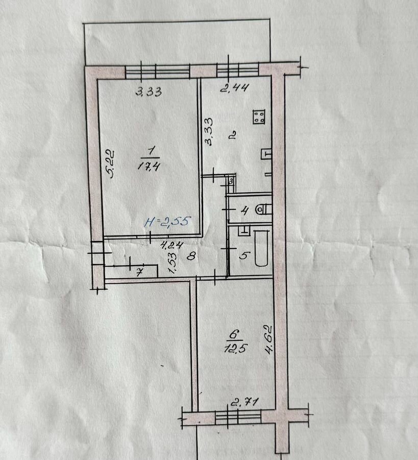 квартира г Волгоград р-н Дзержинский пр-кт Маршала Жукова 106 фото 18