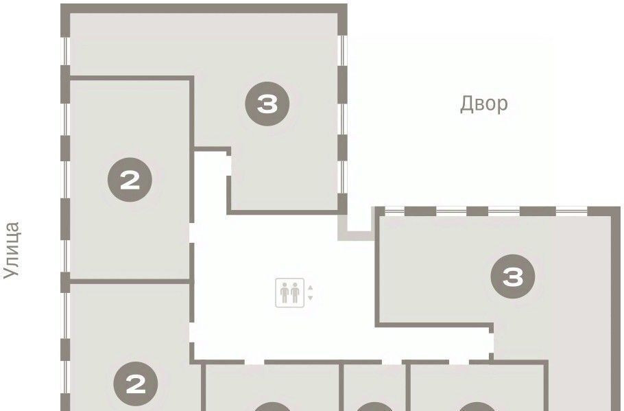 квартира г Омск р-н Кировский Кварталы Драверта ул. Б. Г. Шаронова, 9 фото 2